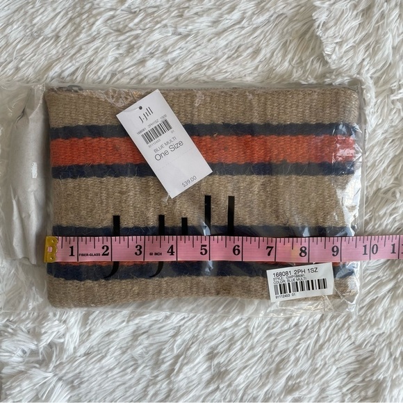 J. Jill Multicolor Striped Clutch - Picture 5 of 7